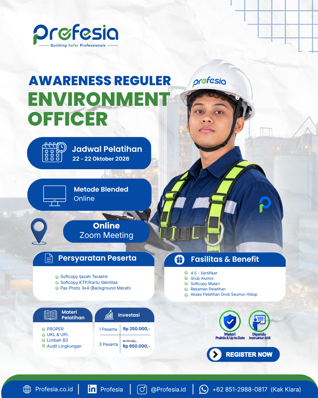 Foto flyer resmi Environment Officer — Awareness