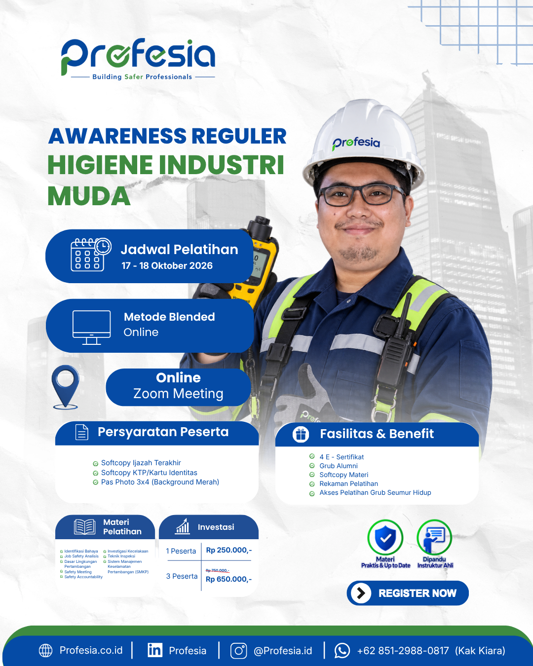 Foto flyer resmi Higiene Industri Muda — Awareness